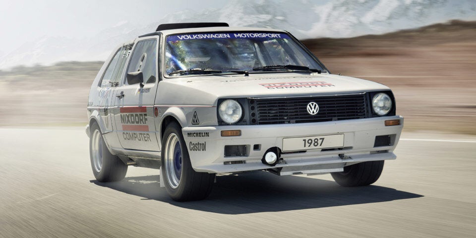 VW ID. R beim Ice Race in Zell am See