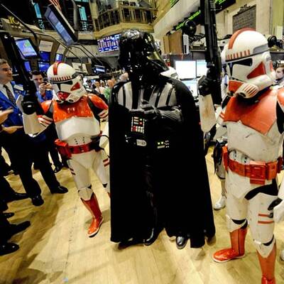 Darth Vader an der Wall Street