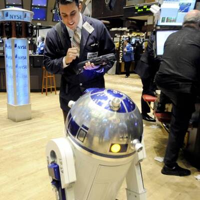 Darth Vader an der Wall Street