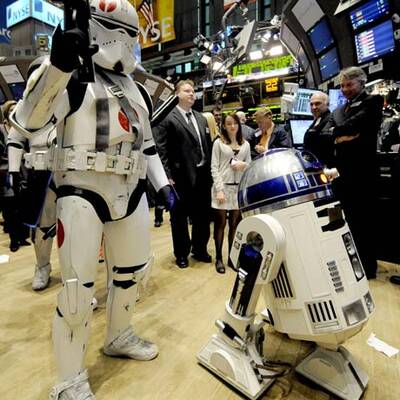 Darth Vader an der Wall Street