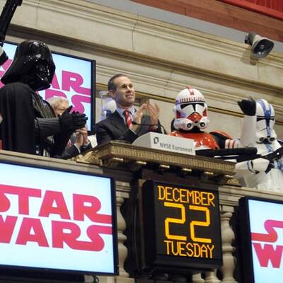 Darth Vader an der Wall Street