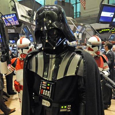 Darth Vader an der Wall Street