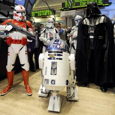 Darth Vader an der Wall Street