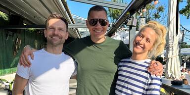 Vadim Garbuzov, Maximilian Breckner-Bachmann und Kathrin Menzinger