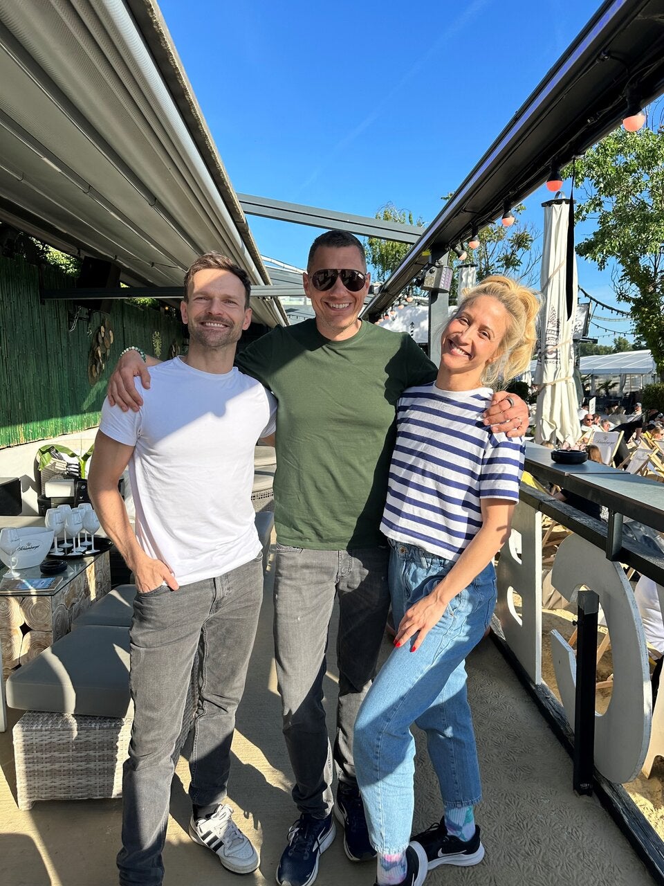 Vadim Garbuzov, Maximilian Breckner-Bachmann und Kathrin Menzinger