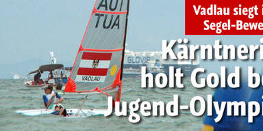Kärntnerin Vadlau holt Gold im Segeln