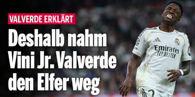 Deswegen nahm Vini Jr. Hattricker Valverde den Elfer weg