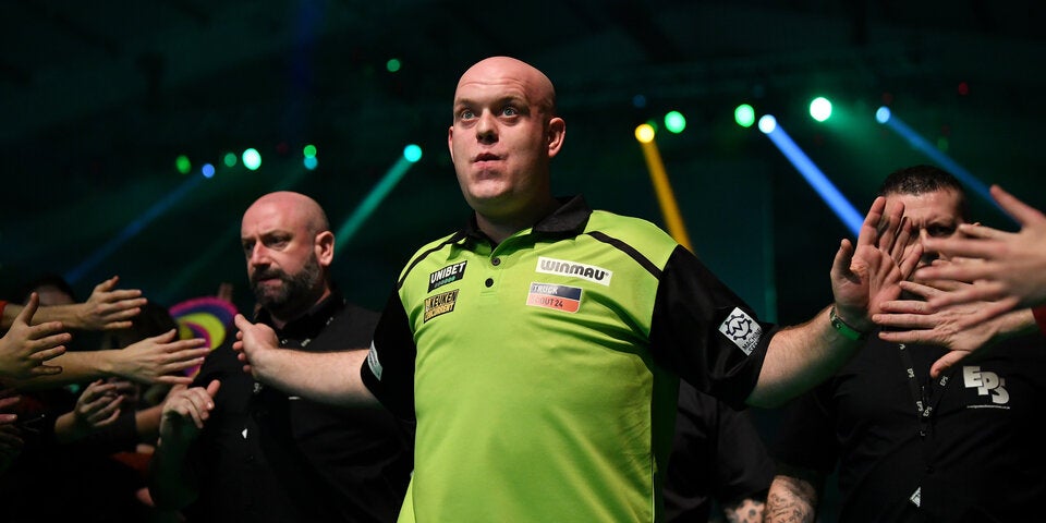 Nummer Eins der Welt Michael van Gerwen geht wie immer top motiviert in die WM.