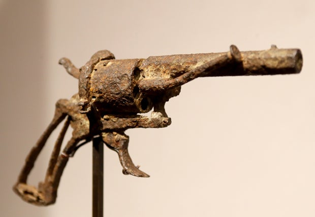 Mit diesem Revolver soll sich Van Gogh erschossen haben