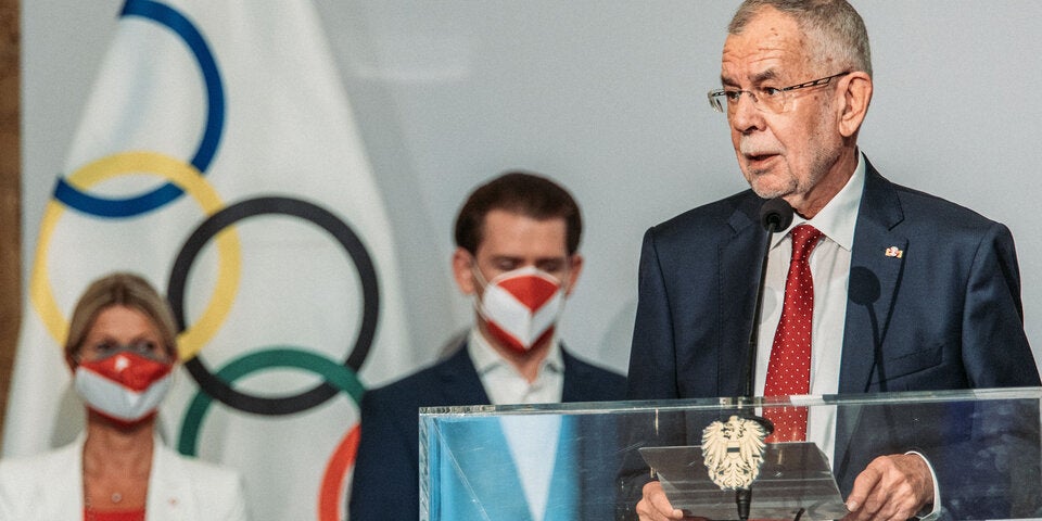 Van der Bellen bei Rede für Olympia-Team