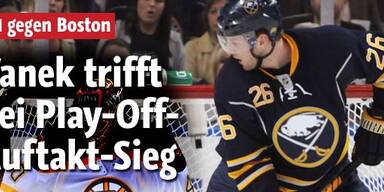 Vanek schießt Sabres zu 1. Play-Off-Sieg