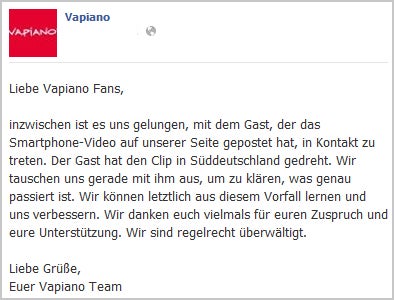 Vapiano: Raupen-Salat aus Deutschland