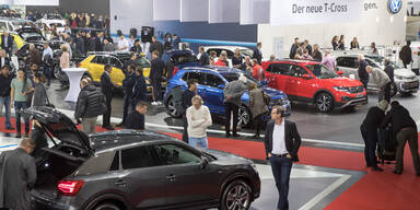 Großer Ansturm auf die Vienna Autoshow