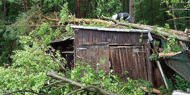 Schwere Unwetter in Österreich 