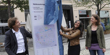 Wien baut neues Fu&szlig;g&auml;ngerleitsystem