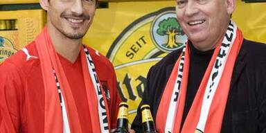 Vastic erhält erste Bier-Lieferung für EURO-Tor