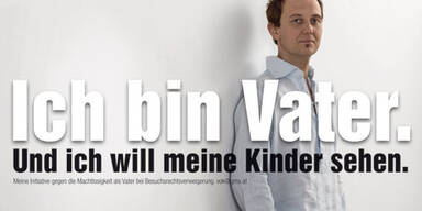 Vater will per Plakat Kontakt zu Kindern aufnehmen