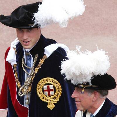Prinz William erhält den Hosenbandorden
