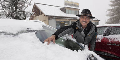 Winter-Einbruch in Österreich