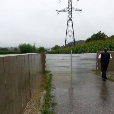 Murenabgang in Krems (Bez. Spittal/Drau)