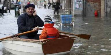 Halb Venedig steht unter Wasser