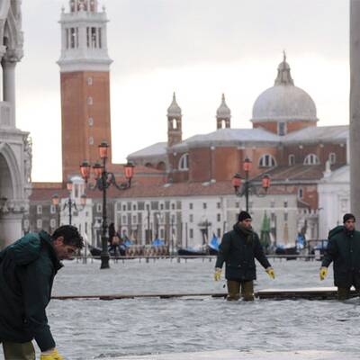 Venedig unter Wasser