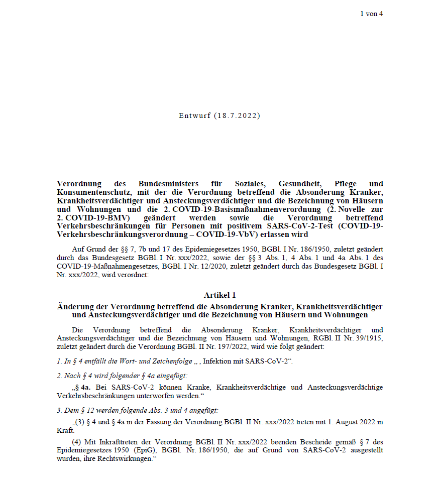 Regierung plant geheim Lockerungen