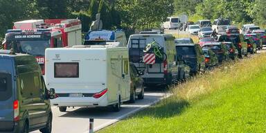 Tirol meldet stark erh&ouml;htes Verkehrsaufkommen