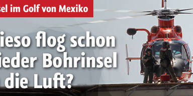 Wieder Öl-Plattform explodiert