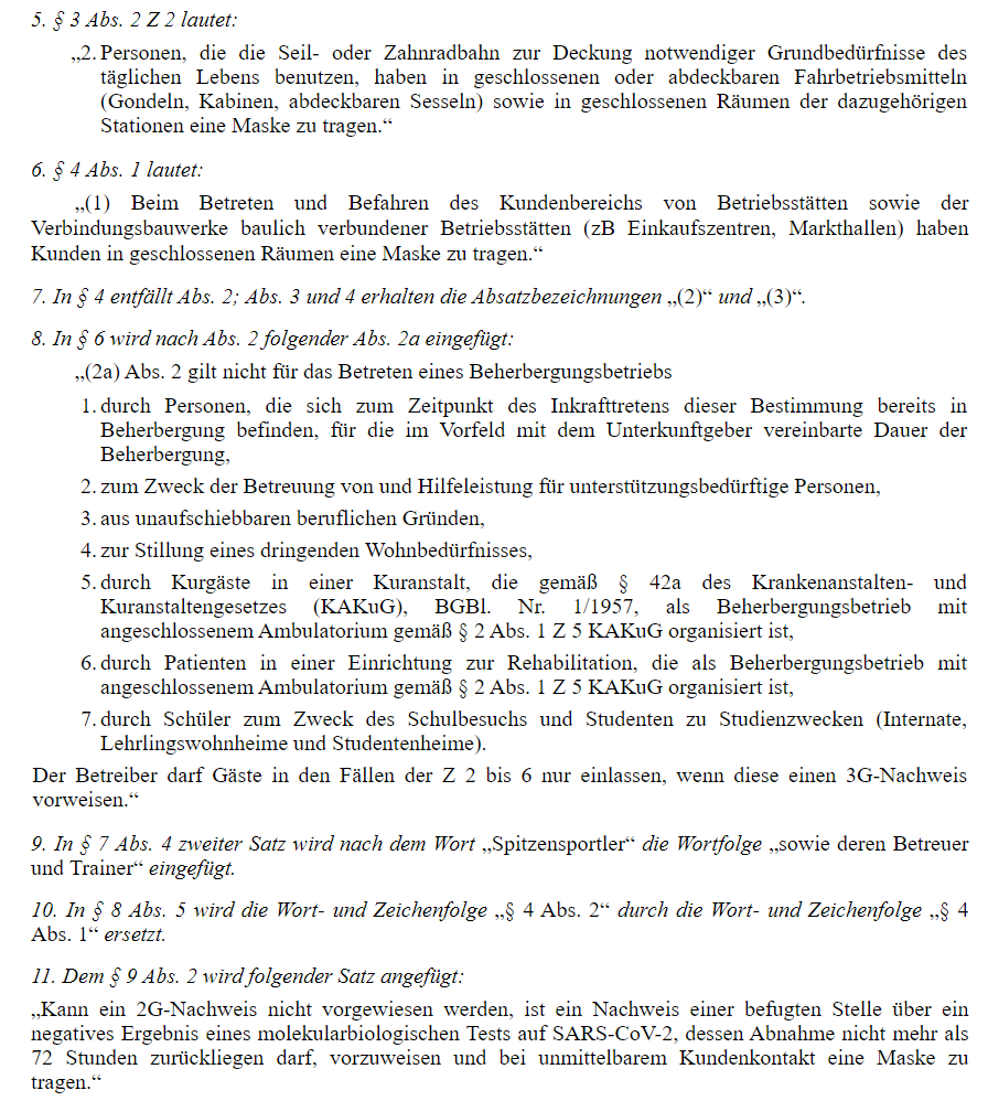 Die Verordnung ist da: Ab Montag gilt 2G