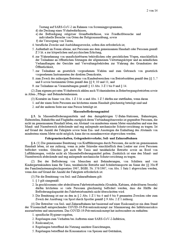 Das ist die Weihnachtsverordnung im Detail