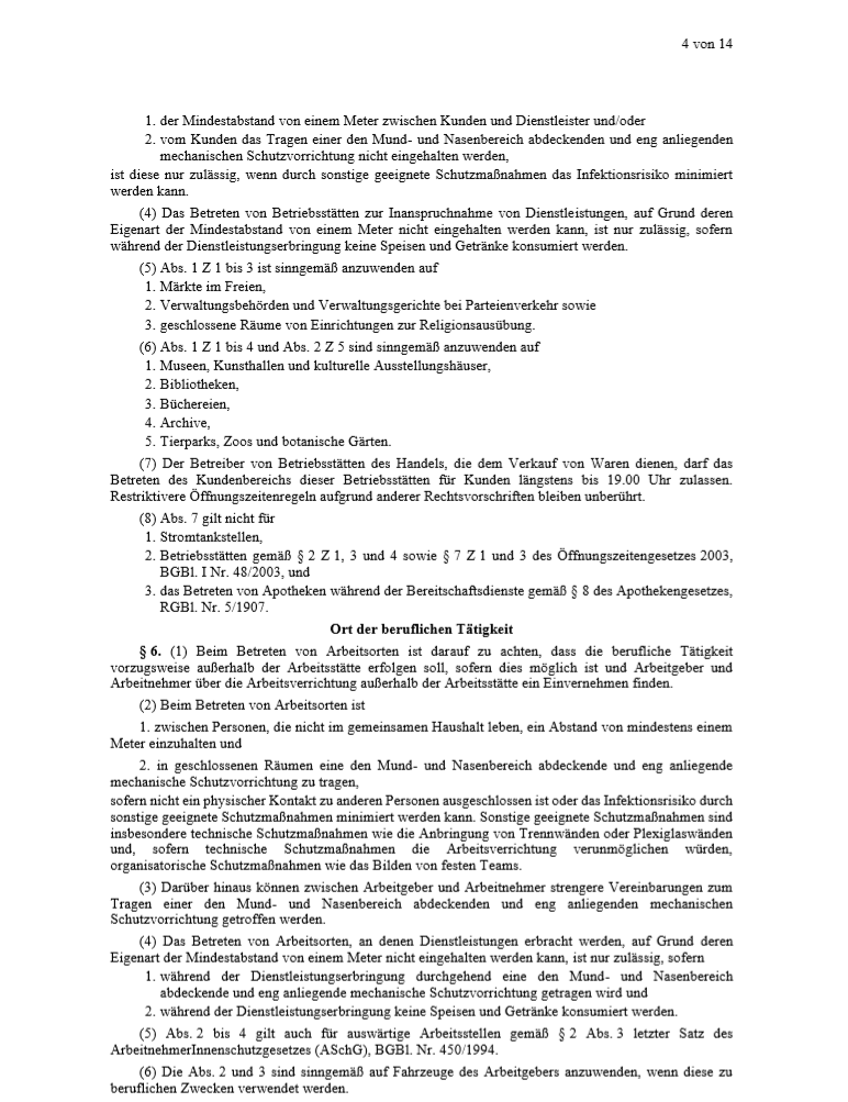 Das ist die Weihnachtsverordnung im Detail