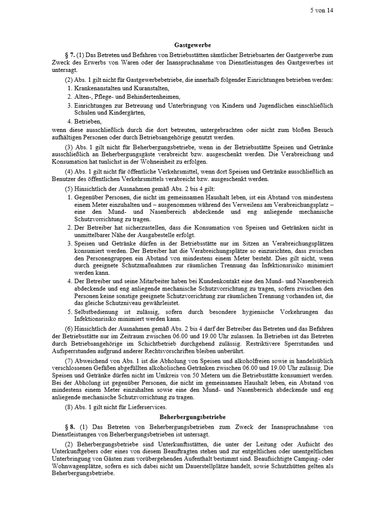 Das ist die Weihnachtsverordnung im Detail