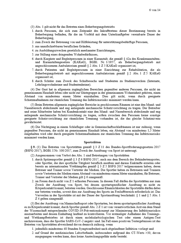 Das ist die Weihnachtsverordnung im Detail