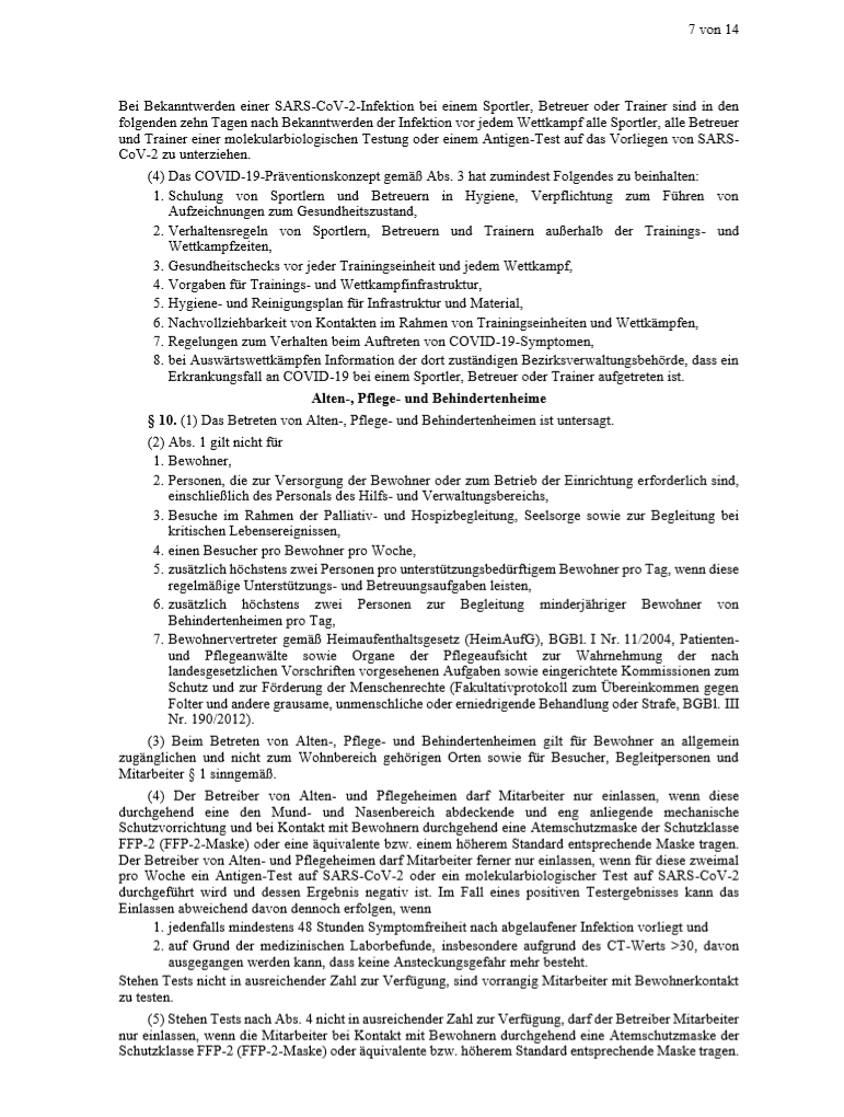 Das ist die Weihnachtsverordnung im Detail