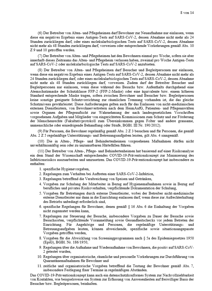 Das ist die Weihnachtsverordnung im Detail