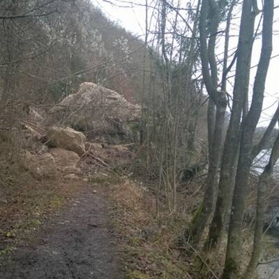 Absperrung: Es besteht Lebensgefahr