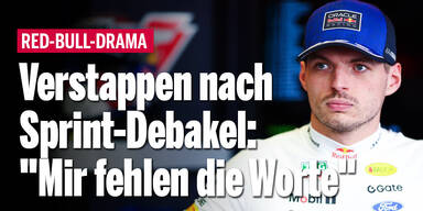 Verstappen nach Sprint-Debakel: 