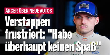 Verstappen frustriert: 