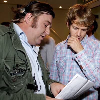 Vettels Party im Hangar-7