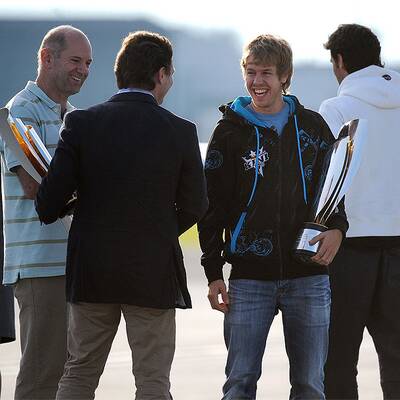 Vettels Party im Hangar-7