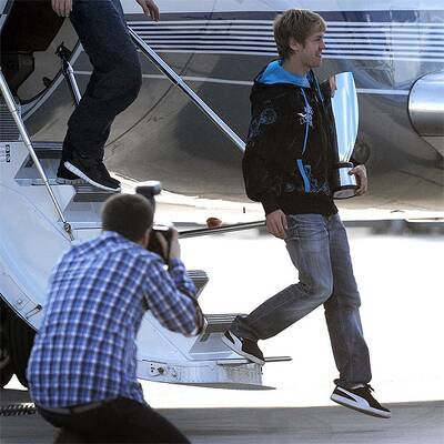 Vettels Party im Hangar-7