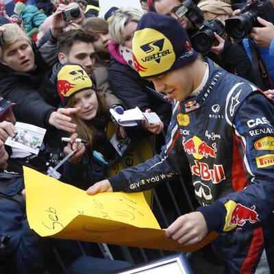 Vettel-Mania in Graz