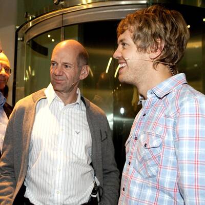 Vettels Party im Hangar-7