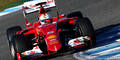 Vettel am ersten Tag im Ferrari Schnellster