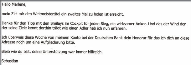 Vettel von Österreicherin genervt