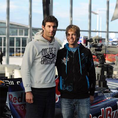 Vettels Party im Hangar-7