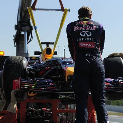 Vettels Desaster-Training in Barcelona