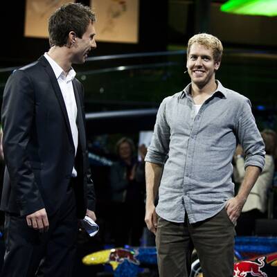 Vettels WM-Party im Hangar 7