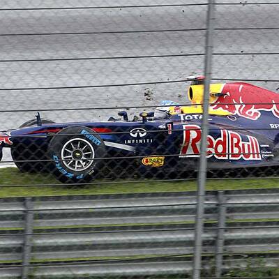 Vettels Crash in Istanbul